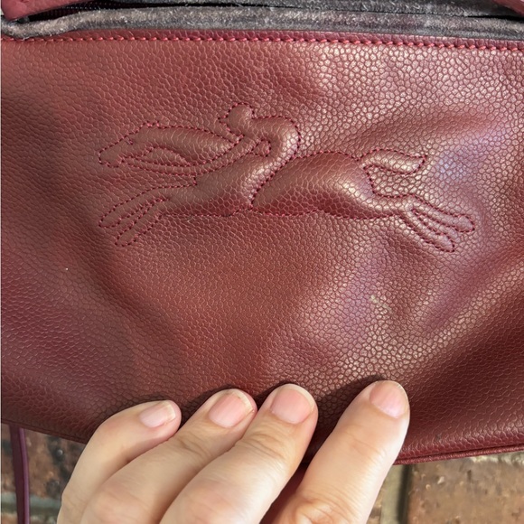 Longchamp womens Gatsby leather lined crossbody strap tote shoulder bag - Picture 2 of 8